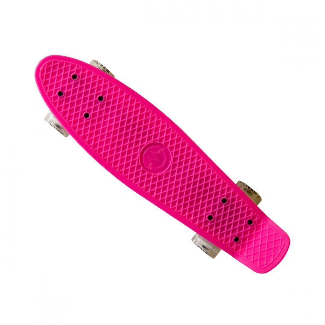 Master tworzywo sztuczne-Board ze źródłami światła rolki Mini Cruiser, różowy, jeden rozmiar MAS-B097-pink