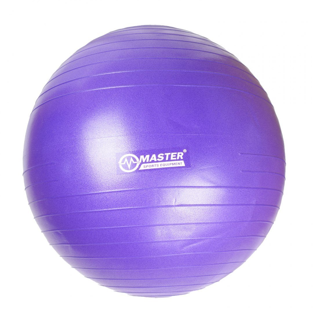 Piłka gimnastyczna Master SUPER BALL średnica 55 cm Niebieski