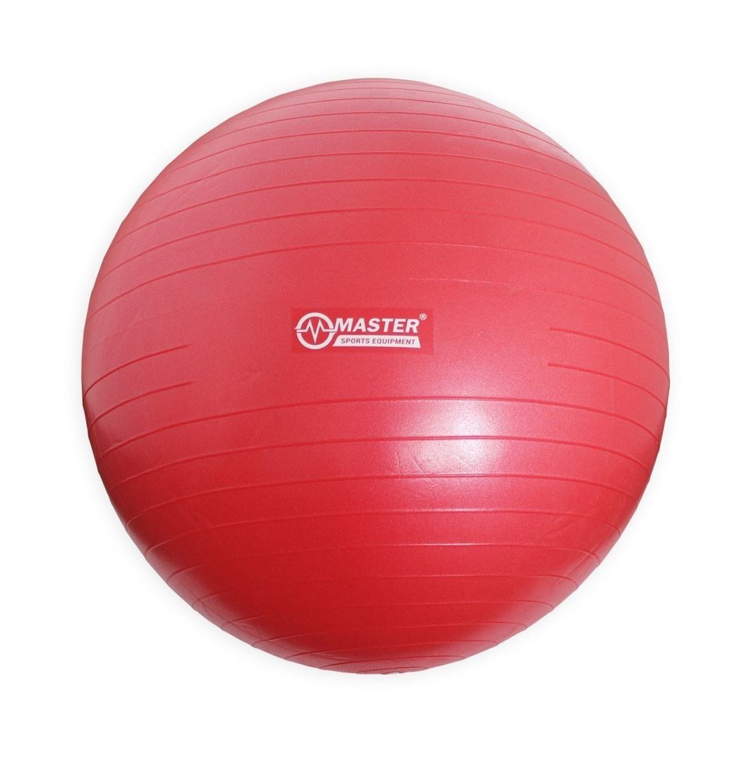 Piłka gimnastyczna Master SUPER BALL 75 cm Czerwony