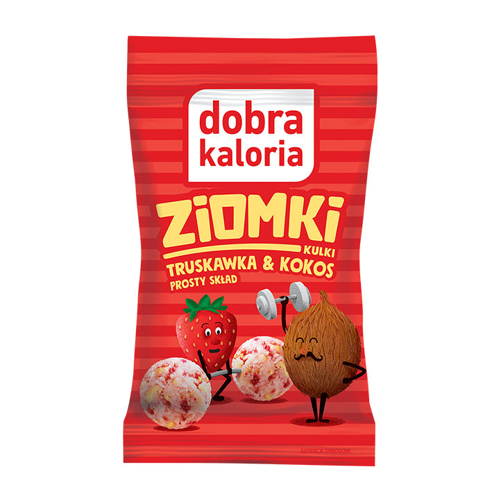 Kulki Ziomki Ananas & Kokos bez Laktozy 24g - Dobra Kaloria