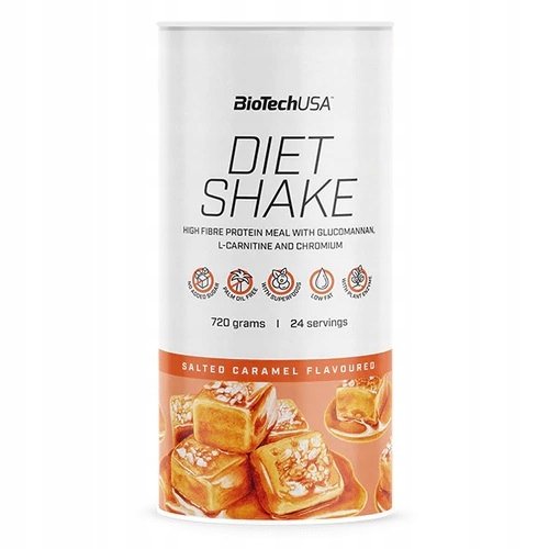BioTech USA Diet Shake 720 g posolony Karmel