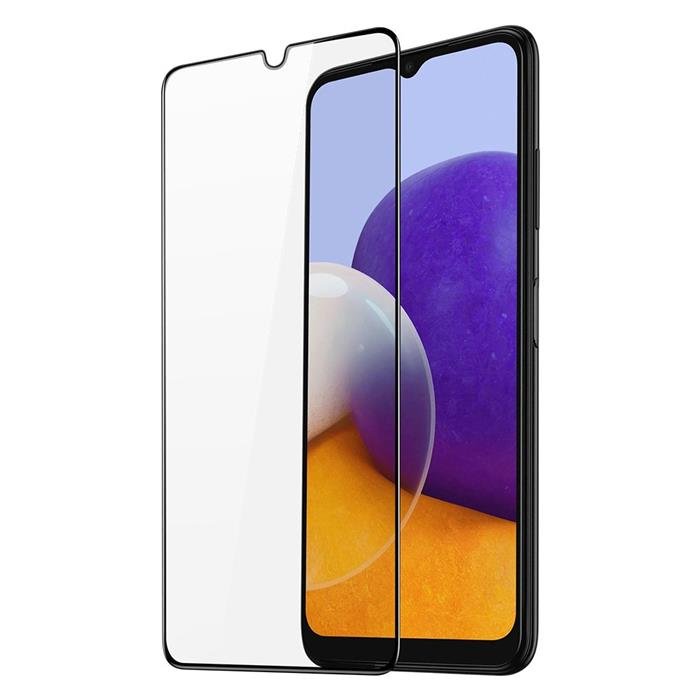 TEMPERED Dux Ducis 9D Glass wytrzymałe szkło hartowane 9H na cały ekran z ramką Samsung Galaxy A22 4G czarny (case friendly)