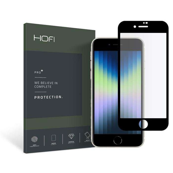 Hofi SZKŁO HARTOWANE GLASS PRO+ IPHONE 7 / 8 / SE 2020 / 2022 BLACK FD_20639-0