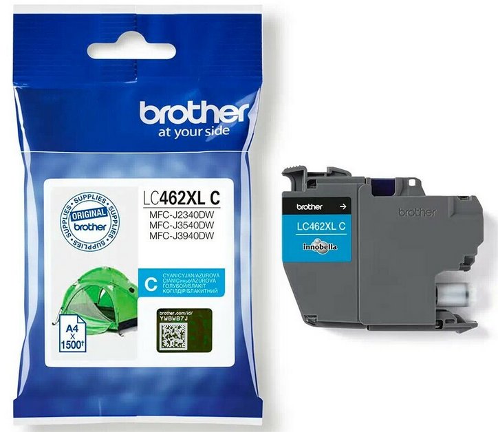 Brother LC-462-XL (LC462XLC) - oryginalny tusz, cyan LC462XLC