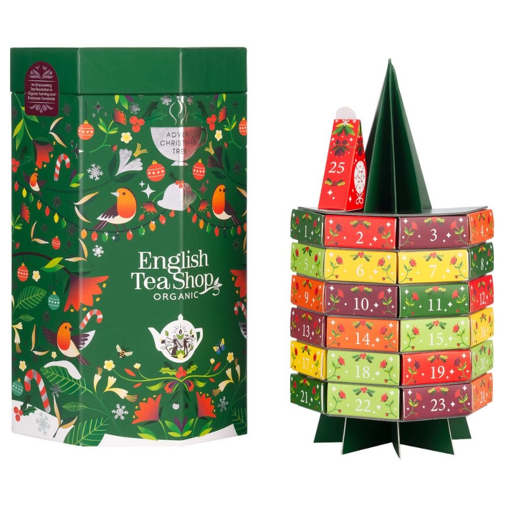 English Tea Shop Kalendarz Adwentowy Drzewko Choinka 13 Smaków 25 Piramidek