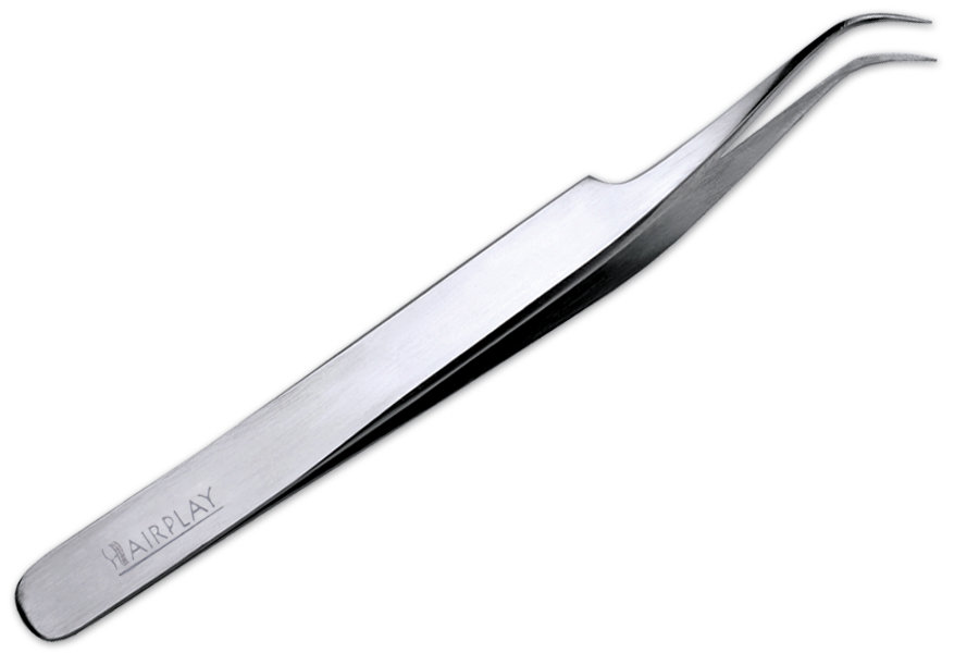 Pinceta pęseta do rzęs wygięta profilowana stal
