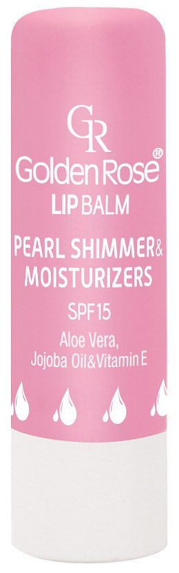 Golden Rose Balsam do ust - Lip Balm Pearl Shimmer & Moisturizers SPF15 Balsam do ust - Lip Balm Pearl Shimmer & Moisturizers SPF15