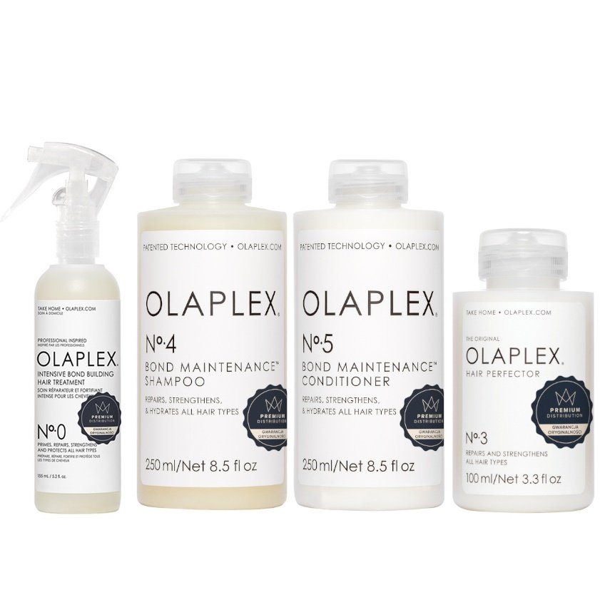 Olaplex No.0 and No.3 and No.4 and No.5 Zestaw kosmetyków, 4 szt.