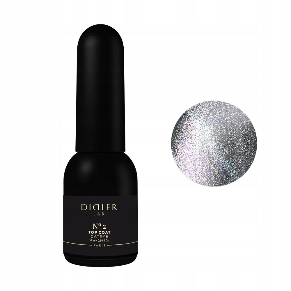Didier, Lakier hybrydowy Top Kocie oko No Wipe Cat Eye No2