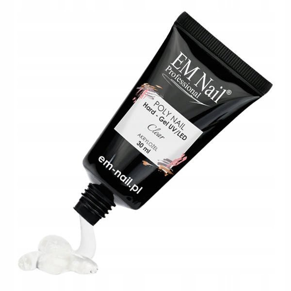 Em nail professional Poly Nail Hard - Gel Clear 30ml 5903041820673
