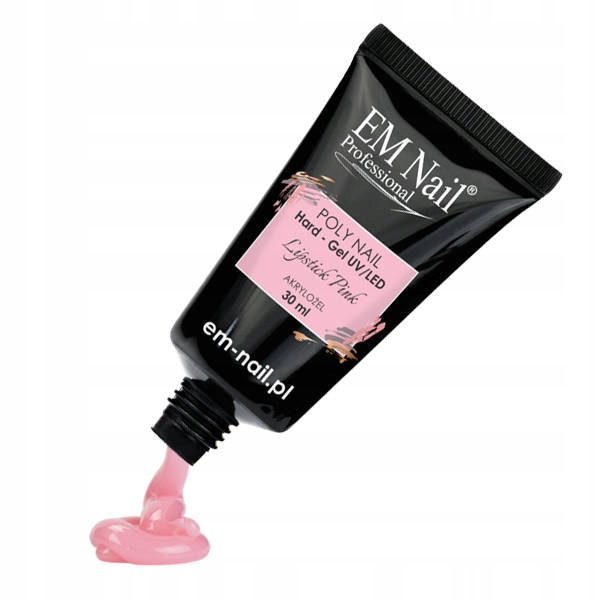 Em nail professional Poly Nail Hard Gel - Lipstick Pink 30ml 5903041824015