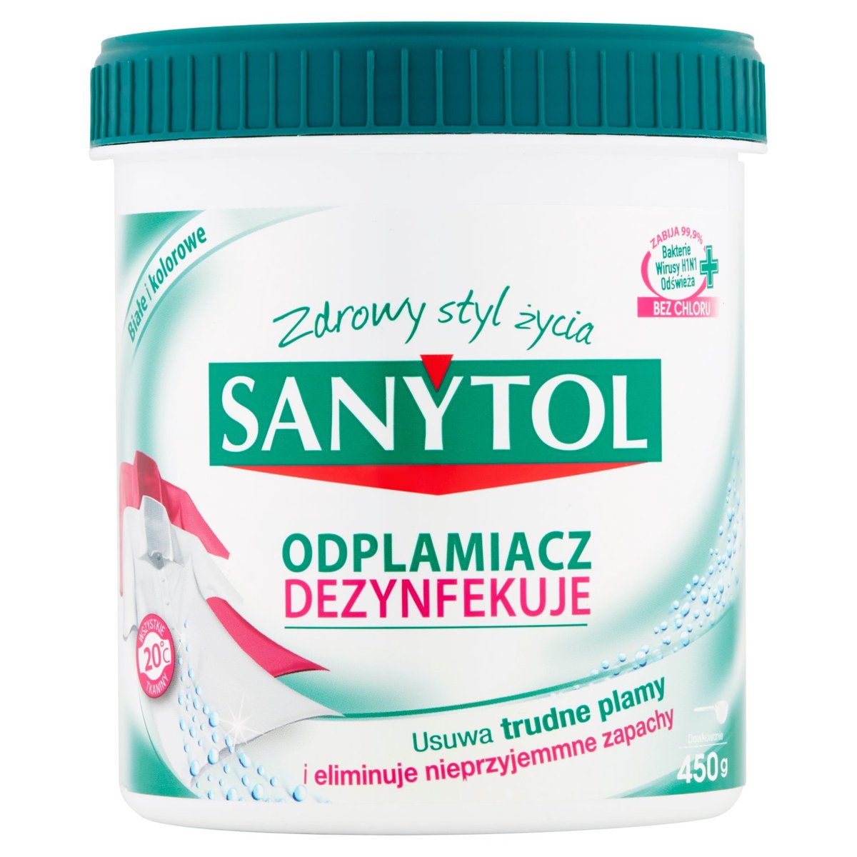 SANYTOL SANYTOL Dezynfekujący odplamiacz do tkanin 450 g