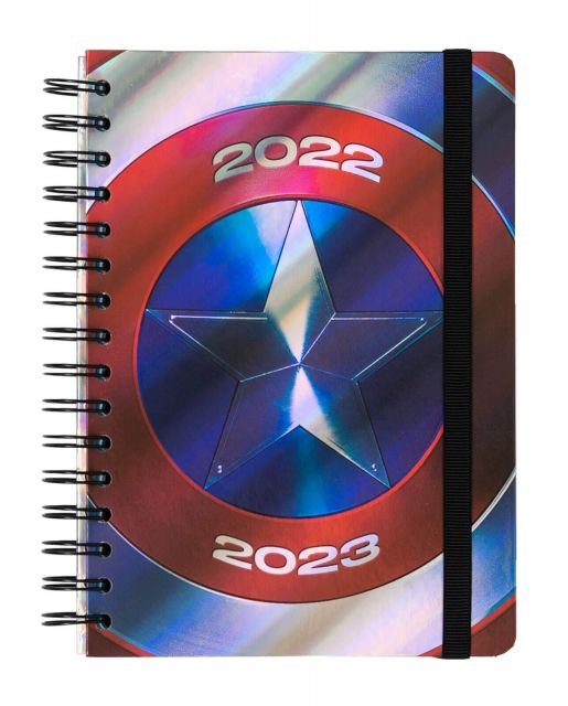 Kalendarz tygodniowy, 2022/2023, A5, Kapitan Ameryka