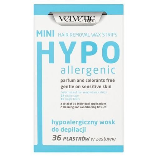 Velvetic Profi Mini Hypoalergiczny wosk do depilacji 36 plastrów
