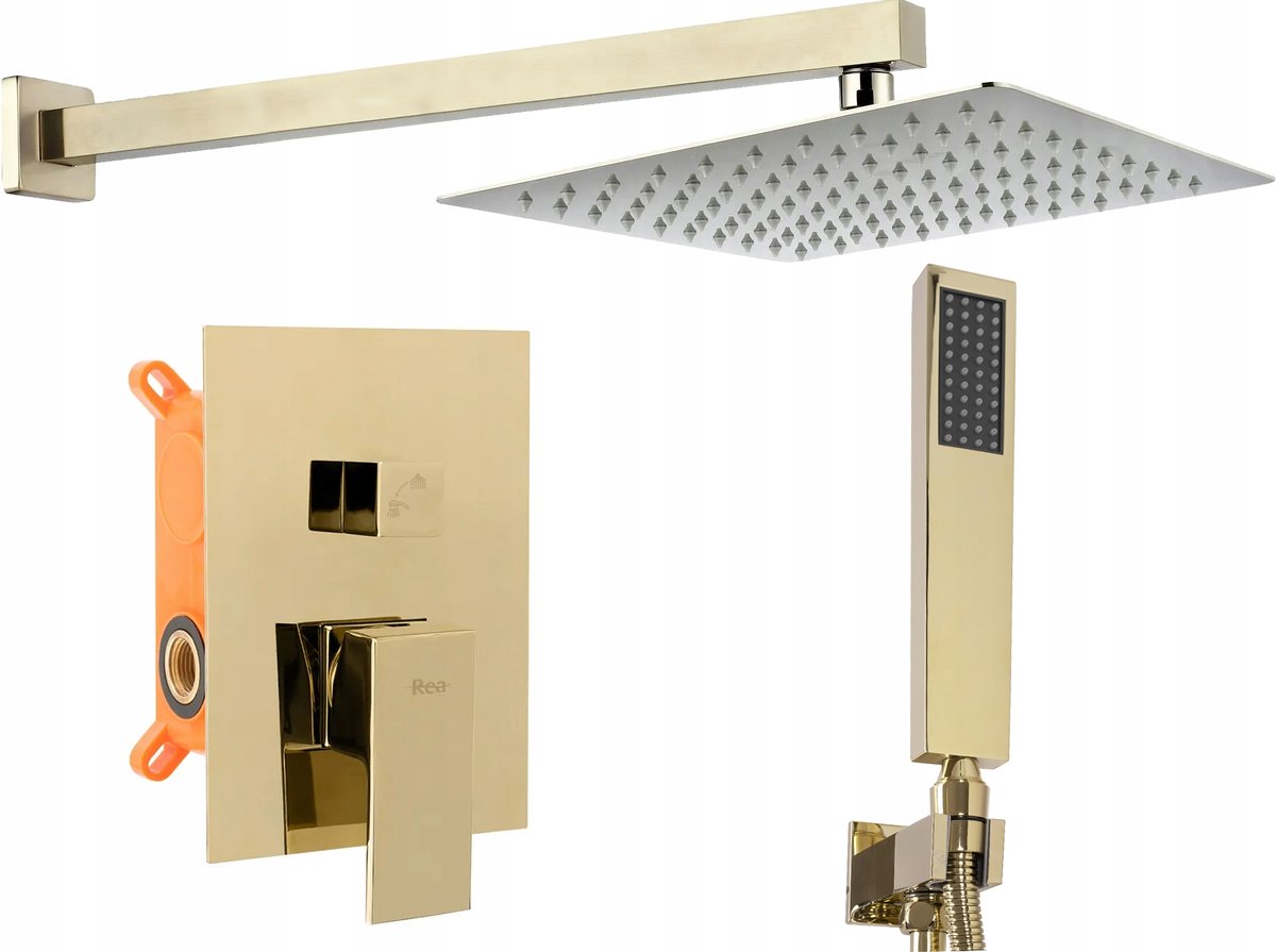 Rea ZESTAW PRYSZNICOWY PODTYNKOWY FENIX L.GOLD BOX P8401