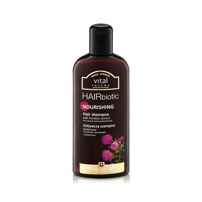 V. LABORATORIES V LABORATORIES VITAL PHARMA+ HAIRBIOTIC Odżywczy szampon łopianowy 250 ml