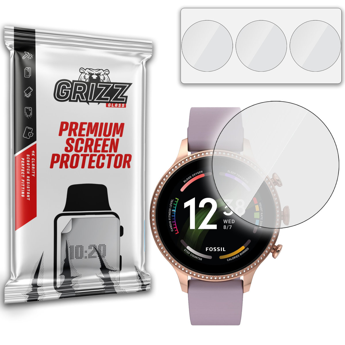 GrizzGlass HydroFilm folia hydrożelowa do zegarków 49mm