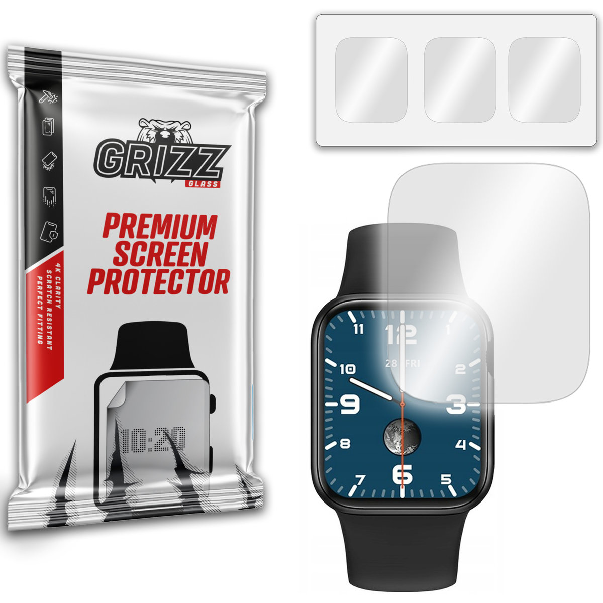 GrizzGlass HydroFilm folia hydrożelowa do Smartwatch HW12