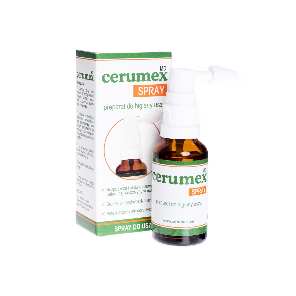 Cerumex MD Spray, preparat do higieny uszu, 30 ml |Darmowa dostawa od 199,99 zł !!!