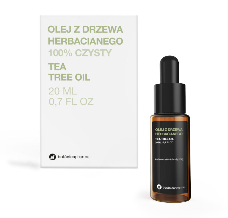 Botanicapharma Olej z drzewa herbacianego 100% czysty - zakraplacz 20 ml