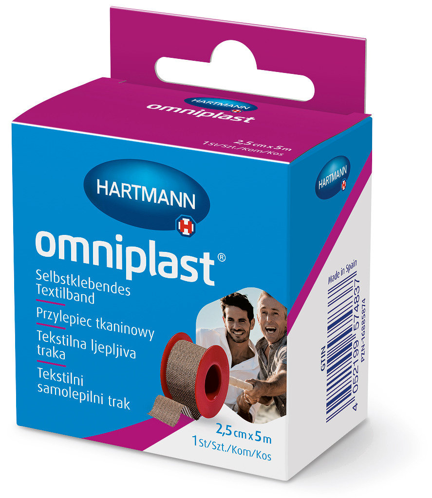 Hartmann Plaster omniplast 2,5 cm x 5 m