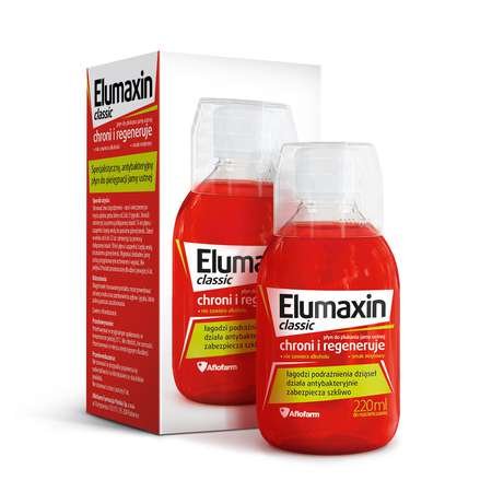 AFLOFARM Elumaxin Classic płyn do płukania jamy ustnej 220 ml