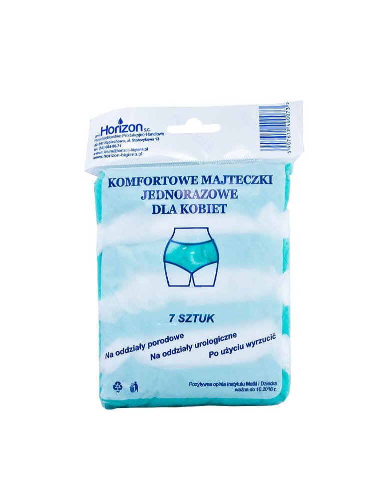 Horizon, Majteczki jednorazowe poporodowe, rozmiar 38, 7 szt.