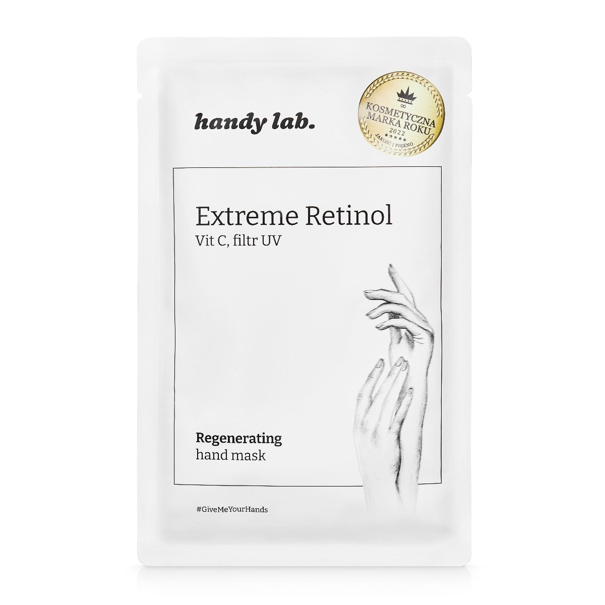 Zdjęcia - Kremy i toniki HANDY Lab Extreme Retinol - serum do dłoni w rekawiczkach 