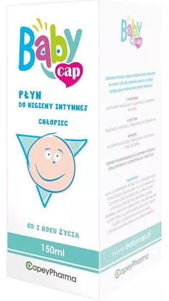 CAPEYPHARMA SP. Z O.O. S.K. Babycap Płyn Do Higieny Intymnej Chłopiec 150 Ml