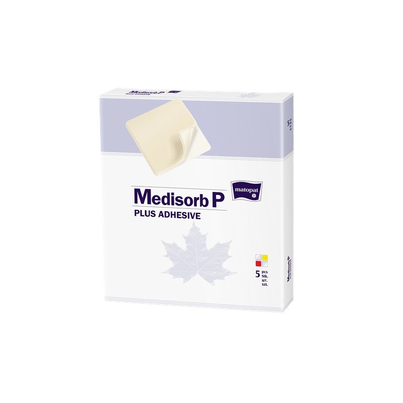 Matopat Samoprzylepny opatrunek na rany Medisorb P Plus Adhesive 20x20cm 5 szt. |   MA-152-RATG-130