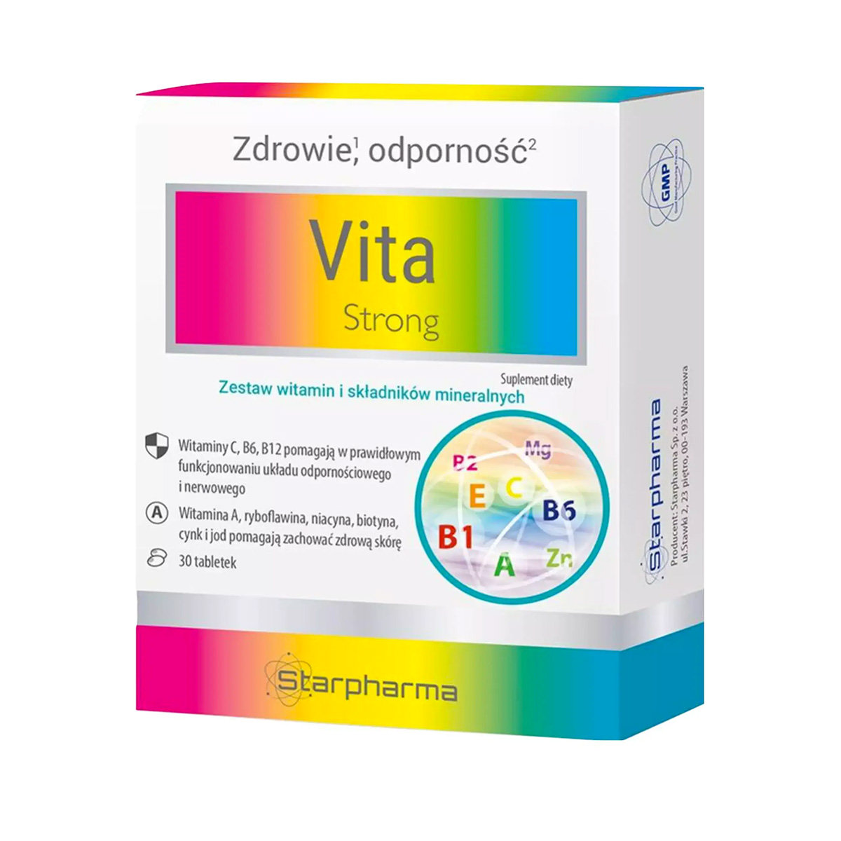 Zdjęcia - Witaminy i składniki mineralne Starpharma Vita Strong 30 tabletek 
