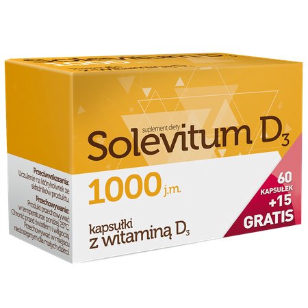 Aflofarm Solevitum D3 1000 j.m x 60 kaps