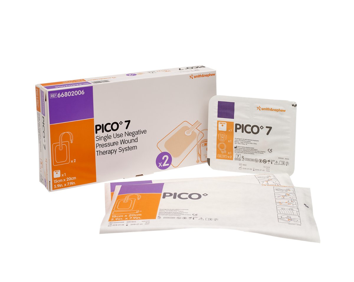 Smith & Nephew Pico 7 system do leczenia ran przy użyciu podciśnienia 15 cmx20 cm 2 opakowania