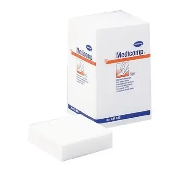 MEDICOMP 7,5cm x 7,5cm kompresy niejałowe, 100 sztuk