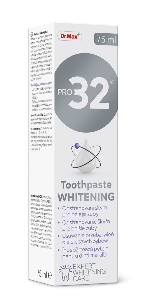 Dr.Max, Pro32 Toothpaste Whitening, wybielająca pasta do zębów, 75 ml