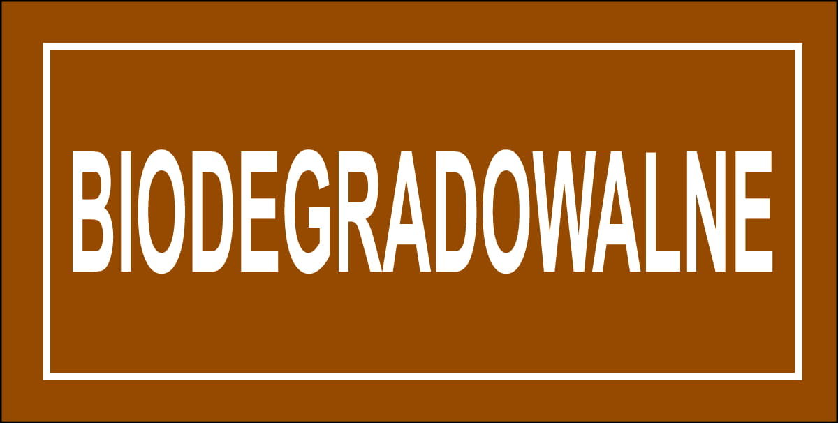 Naklejka Kosz Znak Segregacja Bio Biodegradowalne Libres So-6 5902082238935