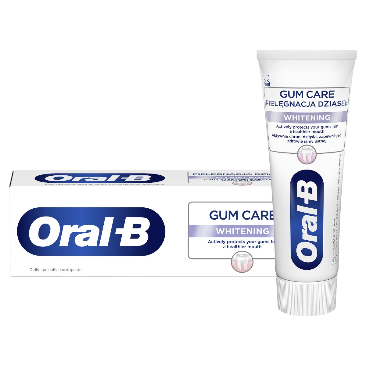 Oral-B GUM CARE Whitening 65ml - wybielajaca pasta do zębów do codziennego stosowania