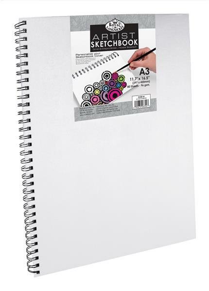 Szkicownik Płócienny Na Spirali A3120G. 80 Kart