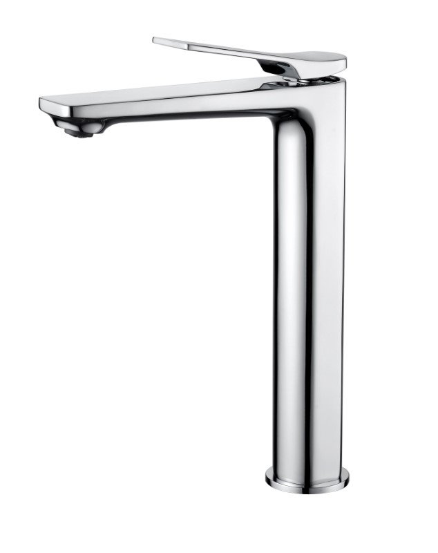 Invena Neri Trend bateria umywalkowa stojąca wysoka chrom BU-01-W01