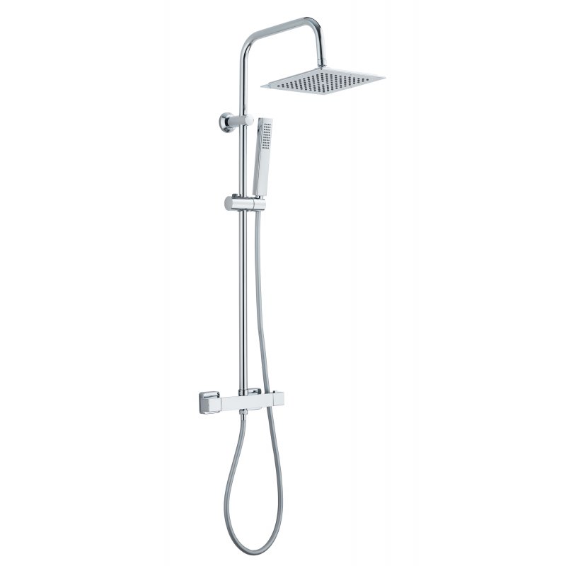 Invena baterie Deszczownica Svart z baterią termostatyczną chrom AU-85-001 AU-85-001