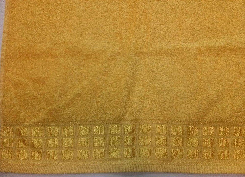 Ręcznik Kostki 50x90 04 żółty