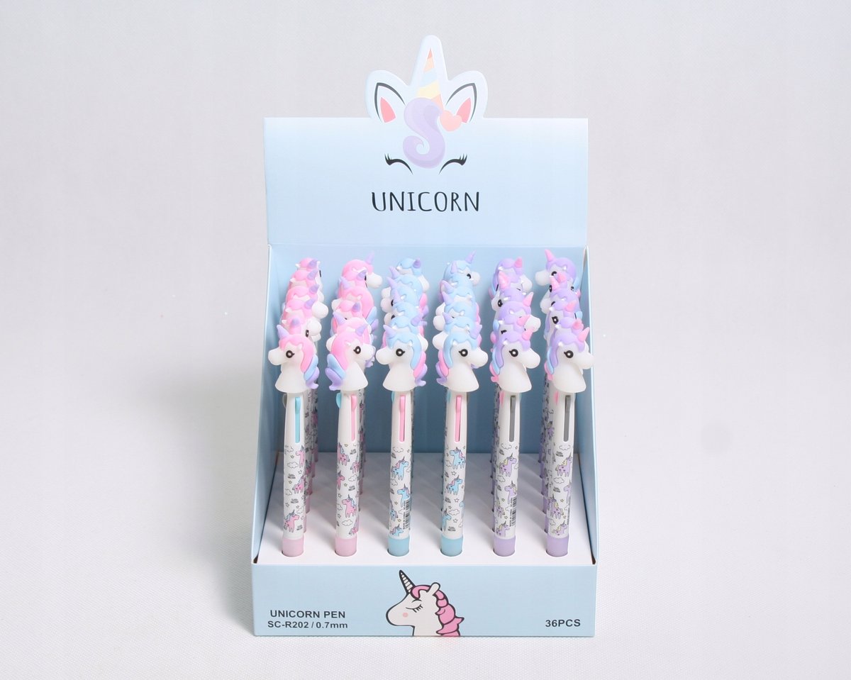 Długopis Jednorożec Unicorn Wielokolorowy