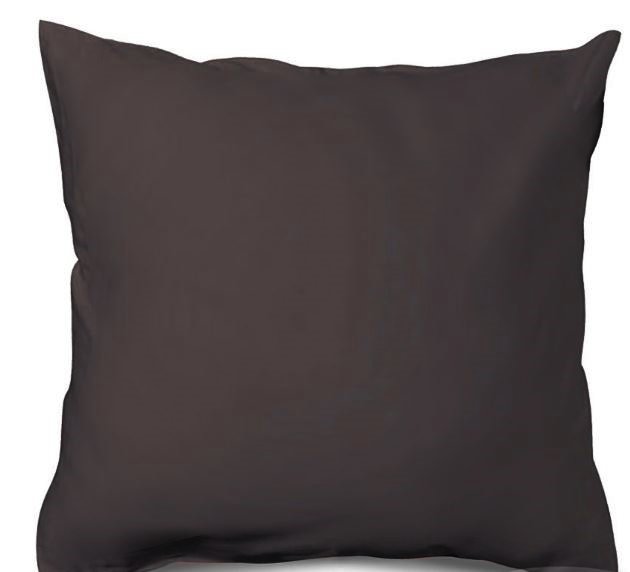 Poszewka 40x40 grafitowa jednobarwna