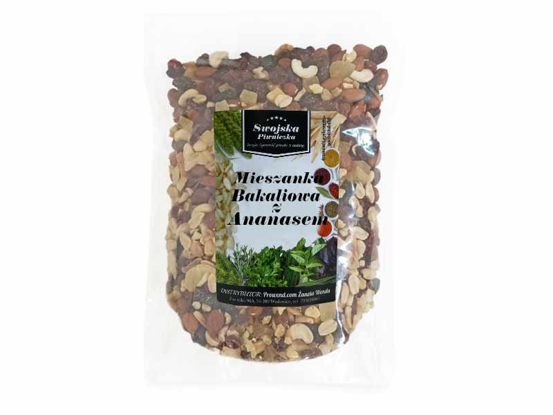 Mieszanka Bakaliowa Z Ananasem 1Kg Swojska Piwniczka