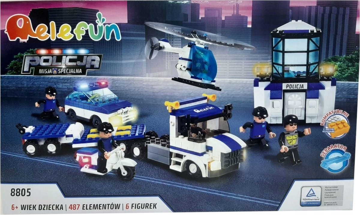 Elefun Klocki Policja Zestaw Misja Specjalna 8805