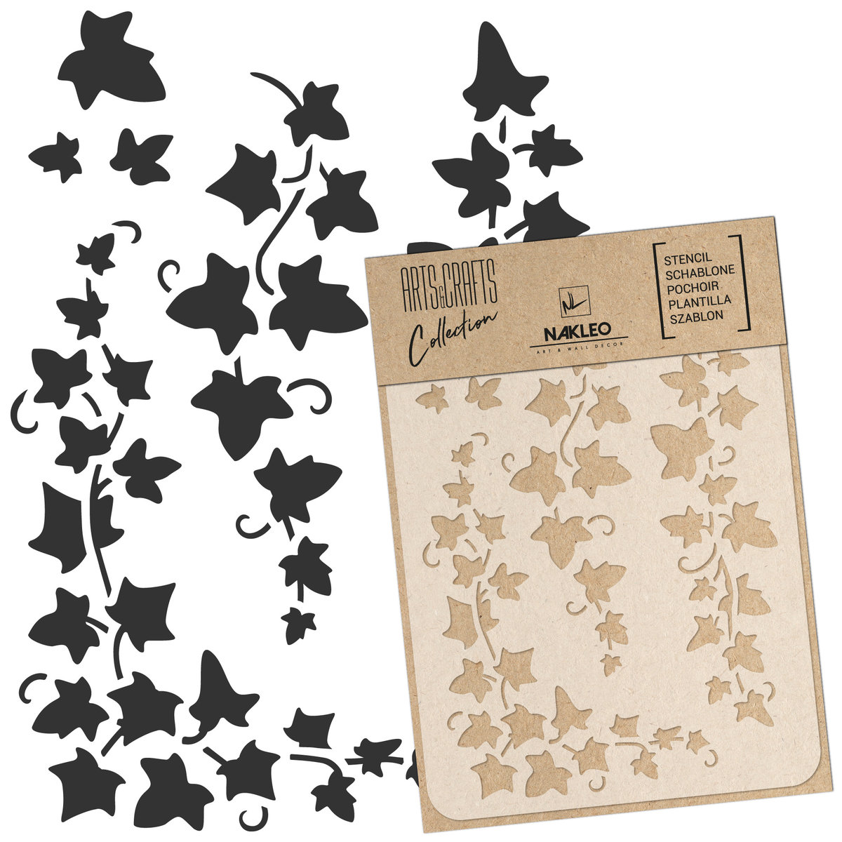 szablon malarski scrapbooking - craft // ZWISAJĄCY BLUSZCZ - A5 (15x21cm)