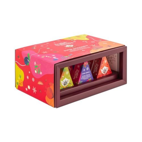 Lumarko Kolekcja Herbatek Świątecznych Bio Piramidki (Super Goodness - 3 Smaki) (12 X 2 G) 24 G (Produkt Sezonowy)!