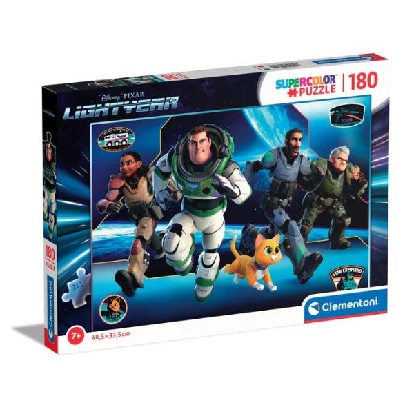 Puzzle 180 Super Kolor Lightyear - Clementoni