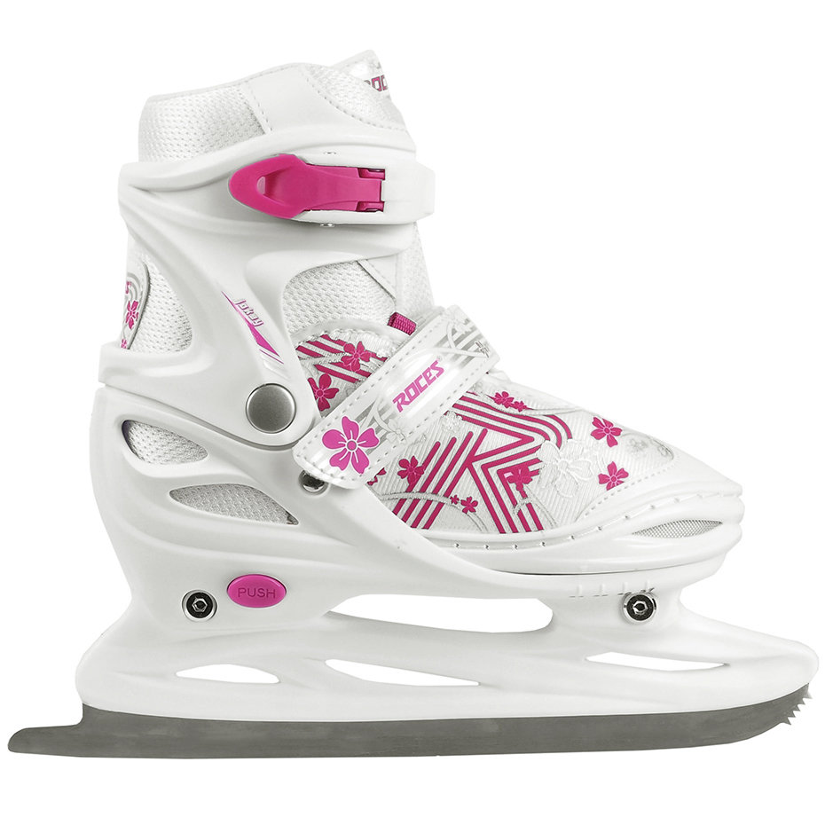 Roces, Łyżwy Dziewczęce, Jokey Ice 3.0, Biało-Różowe, 450708, Rozmiar 30/33