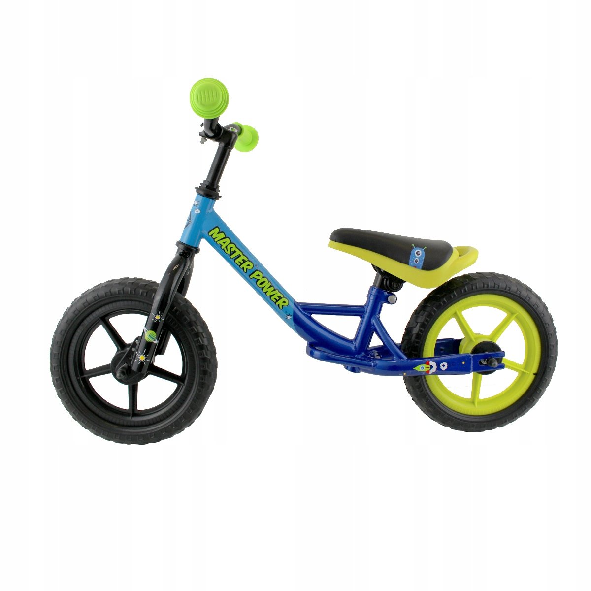 Master dzieci rowerek dziecięcy power rowerek biegowy, niebieski, jeden rozmiar MAS-S014-blue